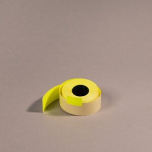 Etiketti 26x16mm suorakaide keltainen