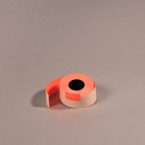 Etiketti 26x16mm suorakaide punaiinen