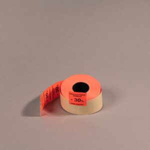Etiketti 29x28mm punainen -30%_Huom. päiväys!_